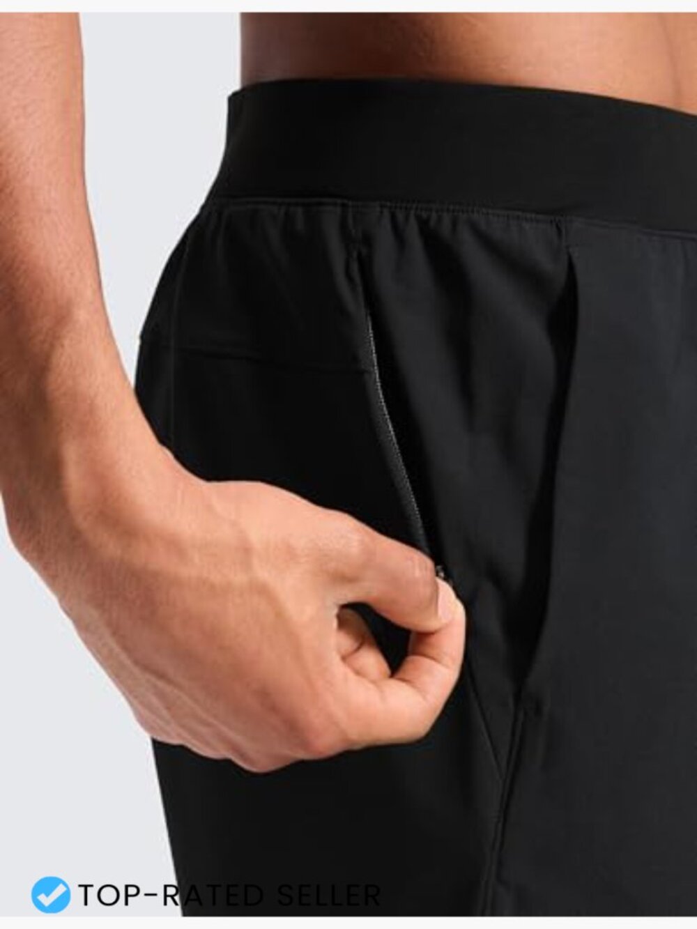 Workout Motion Pants 30" Quick Dry Sweat-Wicking Athletic Daily Joggers with - Picture 4 of 6